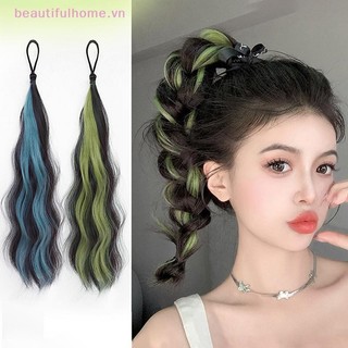 [Beautifulhome] Gói tóc tự làm nổi bật Tổng hợp gợn sóng DIY Hair Bun Đầu đuôi ngựa Hiện vật bện đuôi ngựa Tóc nối dài [làm đẹp]