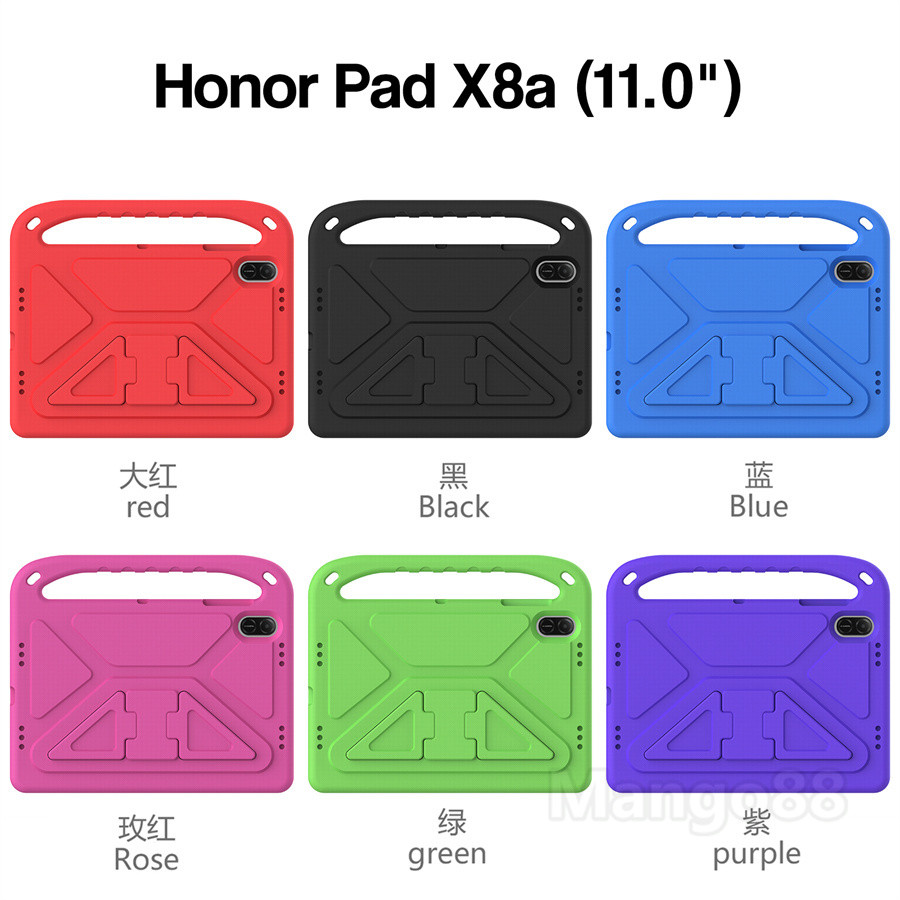 Ốp Lưng Cho Huawei Honor Pad x8A 2024 11inch x8A Vỏ Trẻ Em An Toàn Trẻ Em Máy Tính Bảng Bảo Vệ Chất Liệu Bọt Chống Sốc Vỏ An Toàn Và Chống Rơi