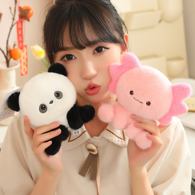 Kawaii Động Vật Sang Trọng Đồ Chơi Thỏ Dễ Thương Chó Sư Tử Cáo Gấu Trúc Sang Trọng Búp Bê Vui Nhộn Lợn Mèo Cừu Salamander Đồ Chơi Nhồi Bông Mềm Đồ Chơi Cho Bé Trang Trí Máy Tính Để Bàn Búp Bê Bé Gái Quà Tặng Sinh Nhật Quà Tặng Giáng Sinh COD