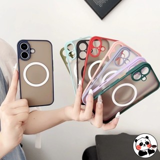 Ốp Điện Thoại Từ Tính Mờ Cho Realme 12 Pro Plus 11 Pro Plus 9 Pro 5G 4G Vỏ Sạc Không Dây Đơn Giản Trong Suốt Vỏ Acrylic Cứng Mờ