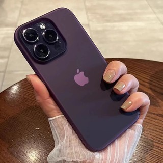 Ốp điện thoại trong suốt mờ siêu mỏng mờ cho iPhone 17 air 16 Pro 15 14 Plus 13 12 Pro Max Ốp lưng da mỏng chống sốc