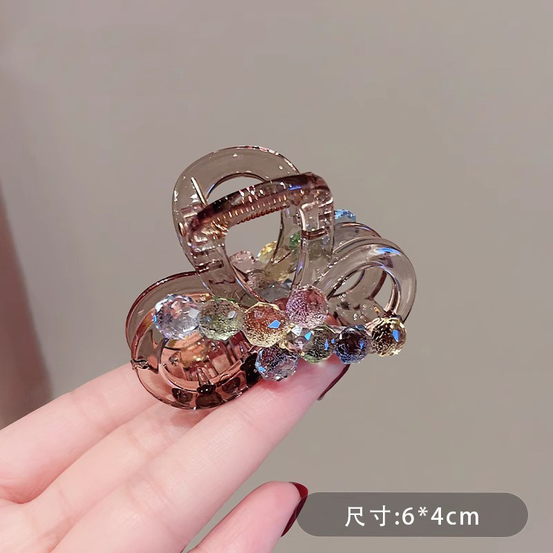Kẹp tóc nơ kim cương giả đầy màu sắc hợp thời trang dành cho nữ
