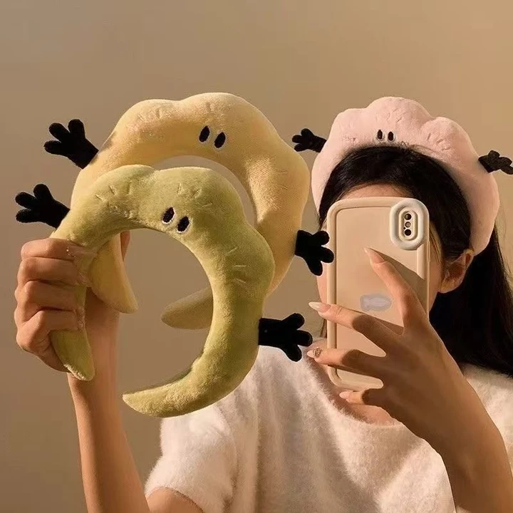 Băng đô hoạt hình sang trọng dễ thương, mặt nạ rửa mặt mới và phụ kiện tóc độc đáo