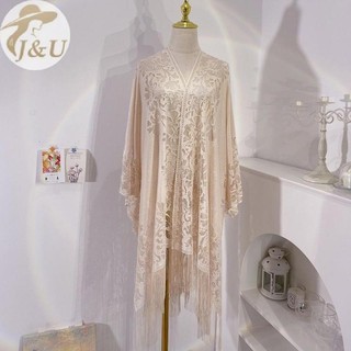 JU Capes Áo Poncho Ren Đi Biển Khăn Choàng Nữ Điều Hòa Khăn Đi Biển Mùa Hè Đi Biển Ngày Lễ Giải Trí Mũi Trung Quốc VN