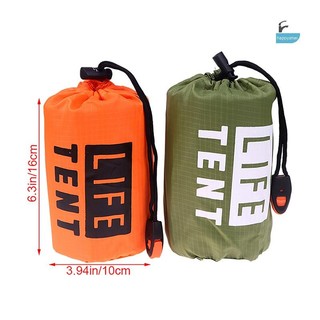 Bộ lều sinh tồn cho 1 người - Lều tam giác kèm túi ngủ, chăn giữ nhiệt và túi lưu trữ tiện lợi