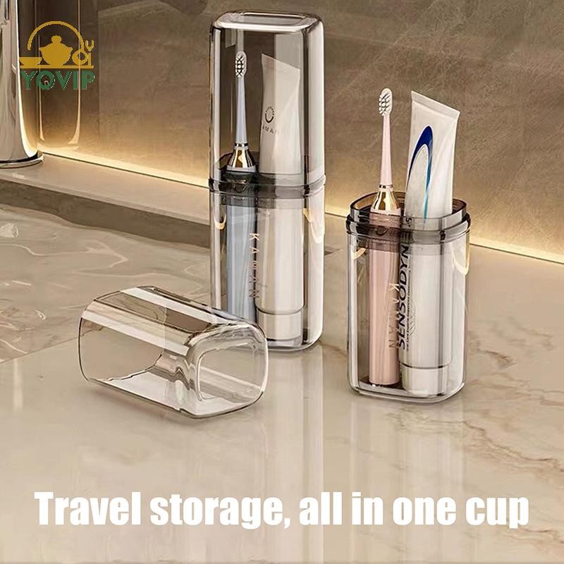 Bàn chải đánh răng YOVIP Hộp đựng du lịch Hộp đựng bàn chải đánh răng di động trong suốt Ngoài trời / chuyến công tác / du lịch Acessories VN