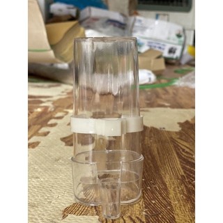 Cóng uống nước tự động chất liệu mica phụ kiện lồng chim chào mào, chích choè giá rẻ