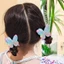 GODD Bướm Tóc Scrunchies Cho Nữ Tóc Co Giãn Tóc Tóc Thẩm Mỹ Dây Buộc Tóc Scrunchy Đuôi Ngựa Giá Đỡ Tóc
