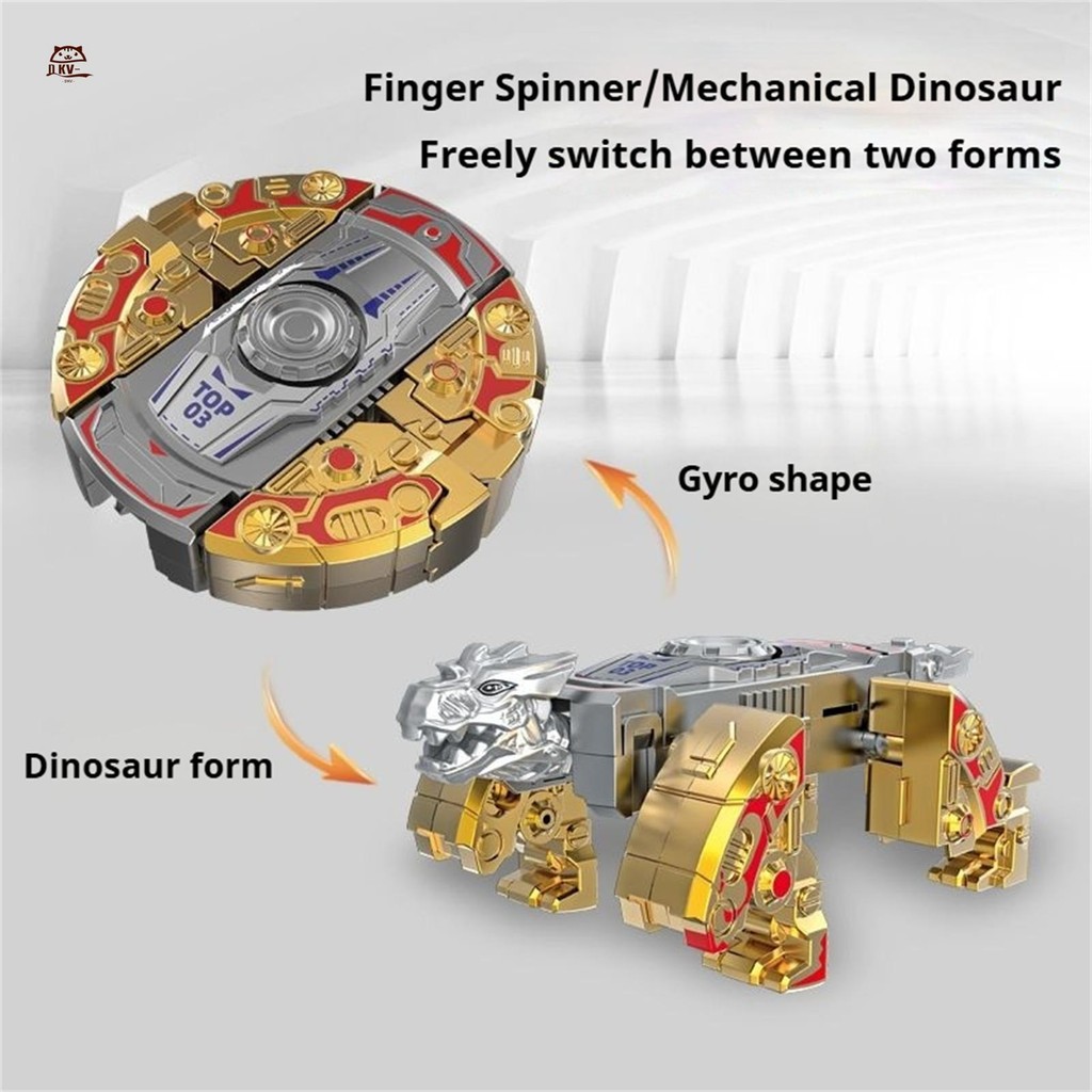 Đồ chơi thần tài khủng long có thể biến hình Mecha Fidget Spinner dành cho người lớn Thanh thiếu niên Trẻ em Giảm căng thẳng