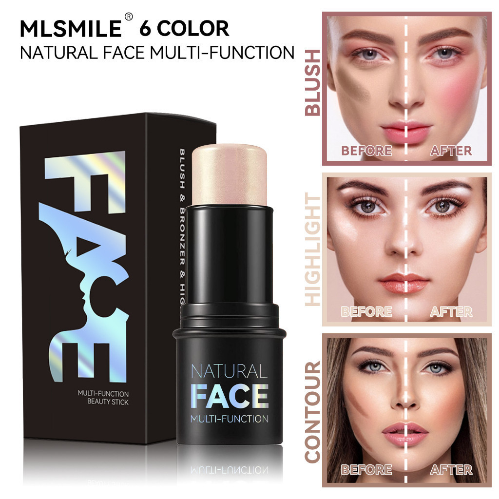 Brightening Contouring Shadow Stick Trang điểm ba chiều Làm sáng tông màu da Châu Âu Mỹ Highlight Blush