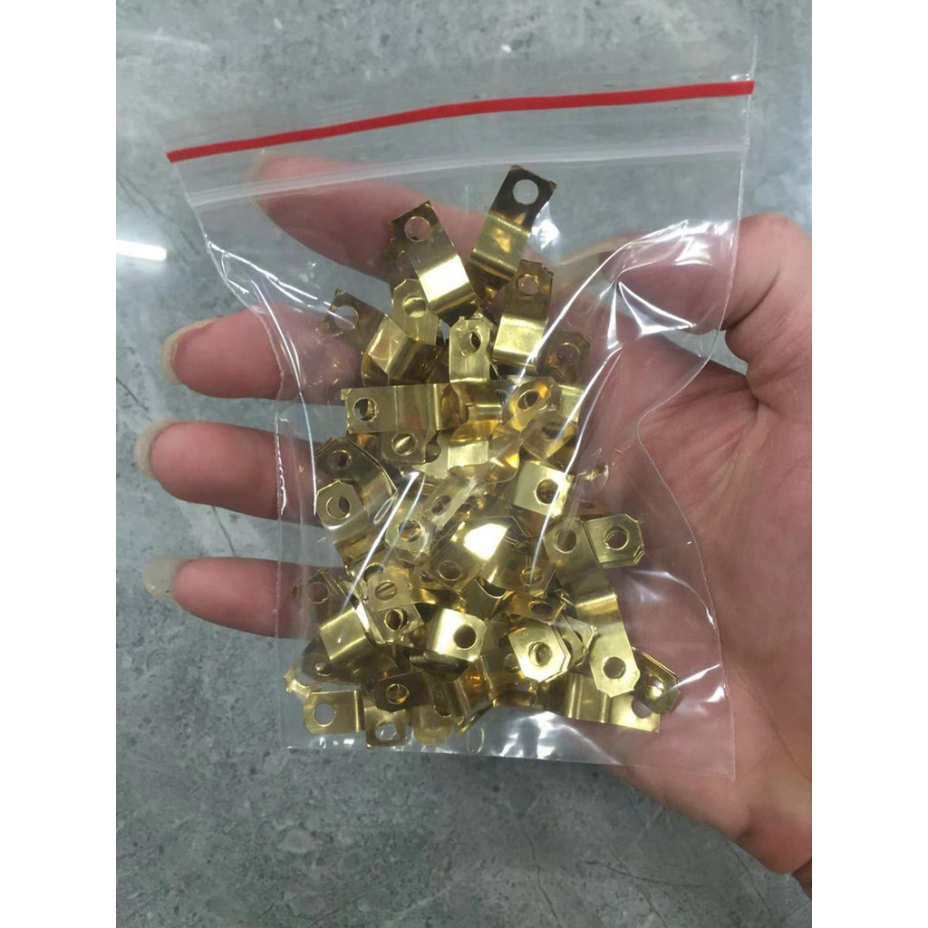 Tủ Lạnh Tủ Lạnh Đồng Kẹp Ống Thép Cố Định Kẹp Tủ Đông Khay Giữ Ống Đồng Kẹp Sắt Tấm Thẻ Nhựa