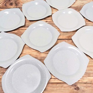 ĐĨA NHỰA PHÍP VUÔNG NHỰA MELAMINE 4 SIZE SANG TRỌNG, AN TOÀN, SIÊU BỀN - Kim Hùng