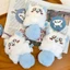 Fluffy Chiikawa Momonga Sang Trọng Móc Khóa Bay Sóc Linh Vật Mặt Dây Chuyền Anime Dễ Thương Nhồi Bông Túi Đồ Chơi Phụ Kiện Quà Tặng Cho Bé Gái