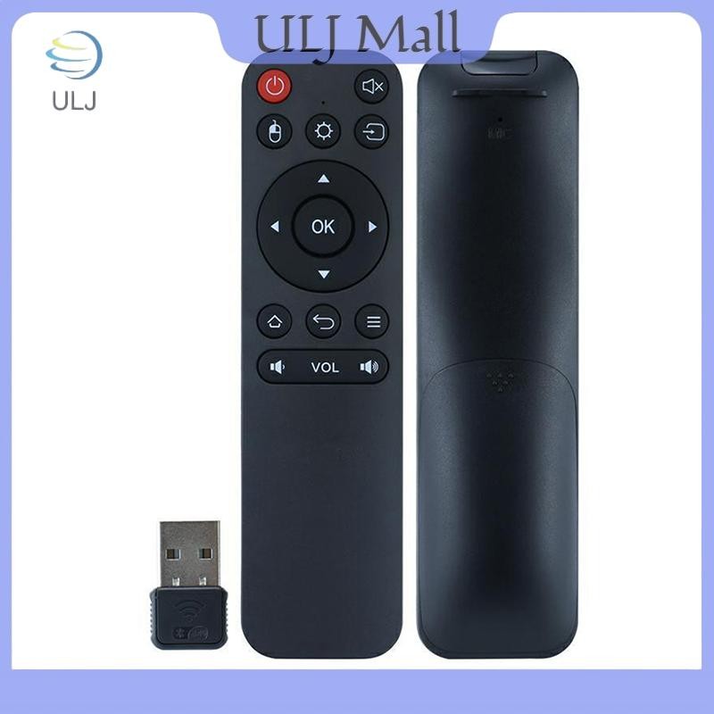 ULJ Smart TV Điều khiển từ xa bằng giọng nói Bộ điều khiển từ xa không dây 2.4GHz có USB cho Android TV Box / PC.
