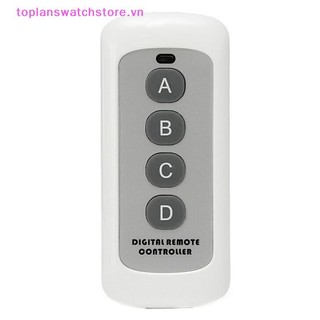 Toplanswatchstore 1Pc 433 MHz 4 Nút EV1527 Bộ phát chìa khóa không dây Mã điều khiển từ xa VN