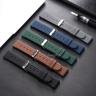 Dây đeo đồng hồ silicon họa tiết kim cương cho SEIKO 5 Diver Vòng đeo tay đồng hồ cao su 20mm 22mm Thay thế dây đeo đồng hồ cho nam nữ Dây đeo cổ tay thể thao