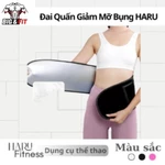 Big & Fit  - Đai Quấn Giảm Mỡ Bụng HARU – Đai Quấn Bụng Đốt Mỡ, Siết Eo, Thấm Mồ Hôi, Tiện Lợi Chạy Bộ HR60 — ảnh 8