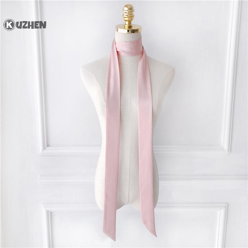 Khăn quàng cổ satin silk 5x200cm, mềm mỏng, phù hợp cho mùa lạnh