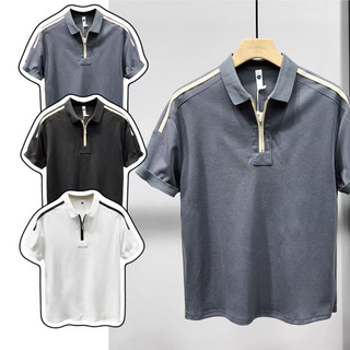Áo sơ mi polo ve áo ngắn tay phiên bản Hàn Quốc dành cho nam