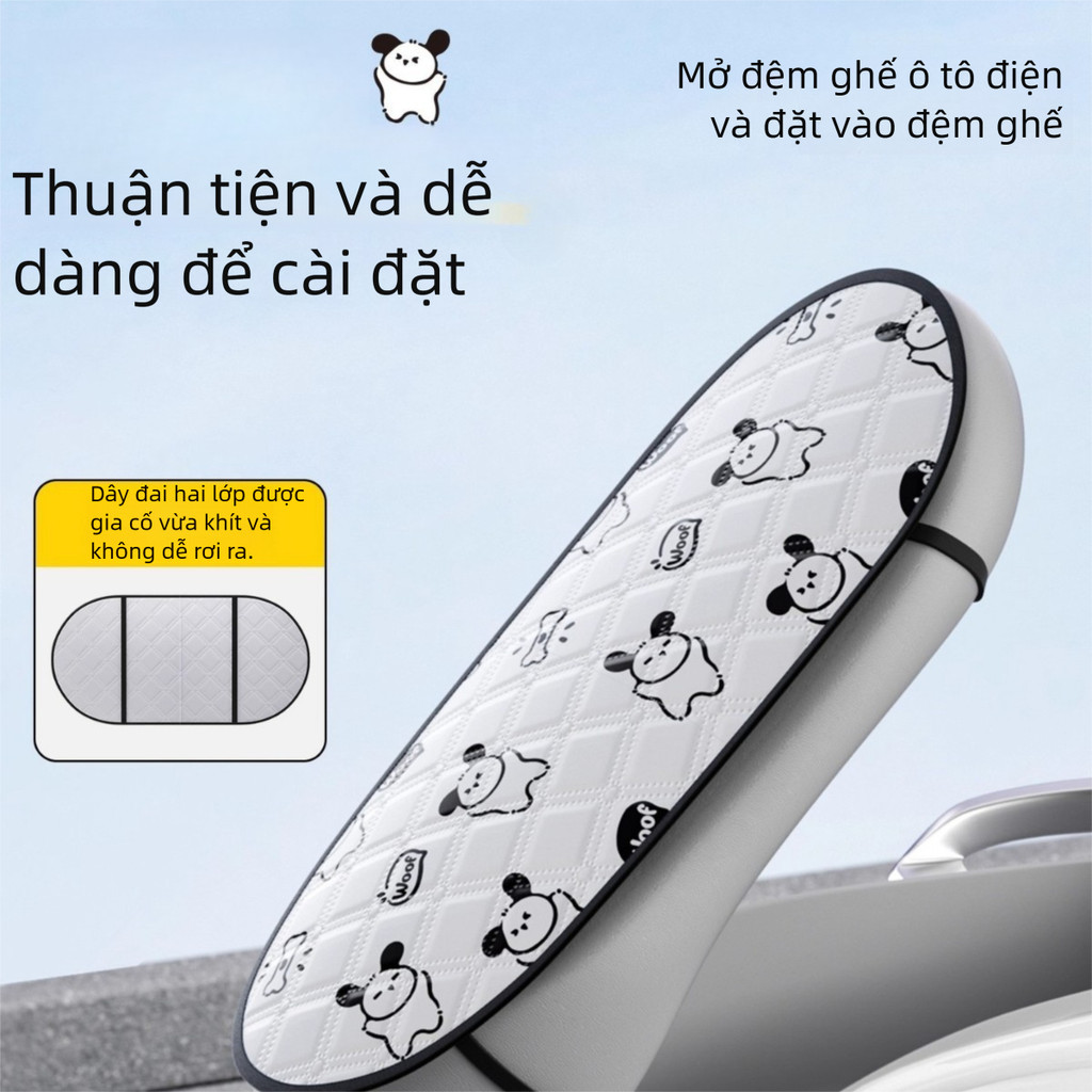 Senior Tấm Phủ Che Nắng Xe Máy  -  nệm lót yên xe máy chống ê mông, vỏ yên xe đạp điện đậy xe máy chống nắng，bạt che xe máy