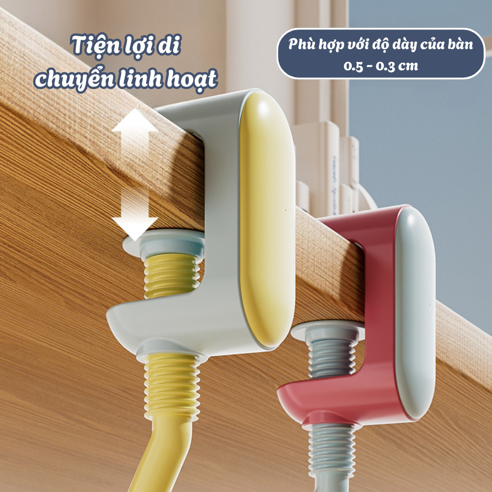 Móc Treo Balo Túi Xách Để Bàn, Móc Cài Treo Đồ Đa Năng Tháo Rời Tiện Lợi