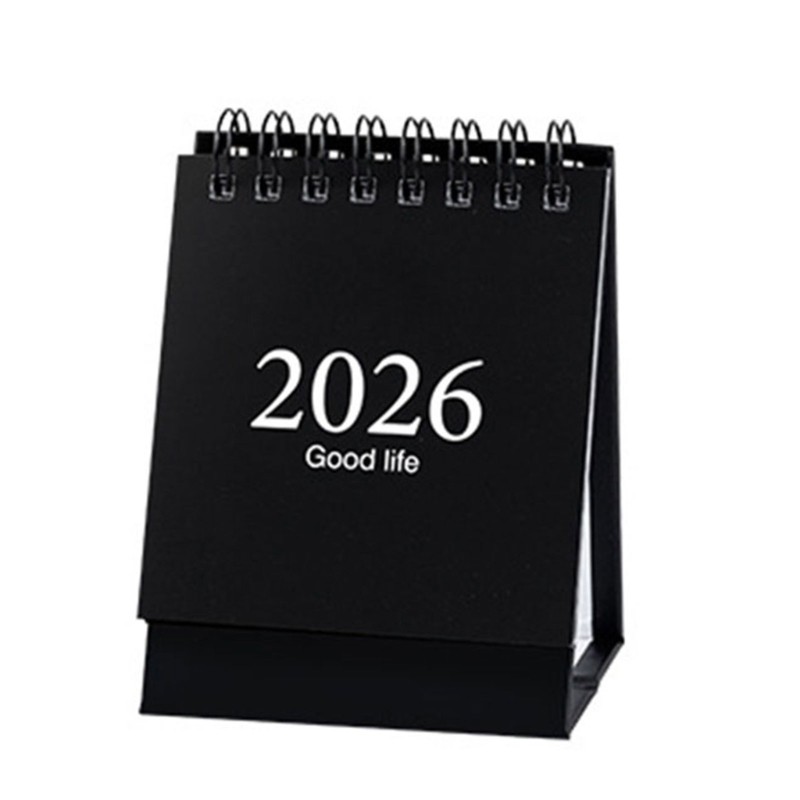 Lịch để bàn MOON 2026 từ 01 2026 đến 07 2027 Lịch để bàn văn phòng có nhãn dán