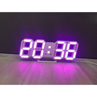 Đồng hồ LED 3D thông minh đa chức năng - Thiết kế đa năng treo tường hoặc để bàn với màn hình hiển thị rõ nét