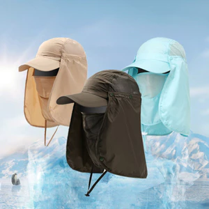 Musion Gấp Che Nắng Vải Nón Người Cá Mũ Chống Nắng Ngoài Trời Camping Thoáng Khí Thoãi Mái Unisex