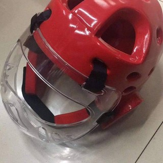 Taekwondo Protective Gear Head Protection Children Adult Full Protection Riding Helmet Sanda Boxing Head Protection Belt Mask Hat A2yz