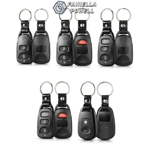 FANIELLAPOWELL Remote Key Supplies Vỏ chìa khóa nút 1 / 2 / 3 / 4 bền cho Carens
