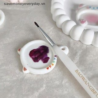 [savemoneyeveryday] 1 Cái Thiết Kế Mới Bảng Sơn Nhẫn Nhựa Dễ Thương Di Động Ins Gió Bảng Ngón Tay Dễ Thương Tông Màu Dụng Cụ Làm Móng Đồ Dùng Nghệ Thuật [vn]