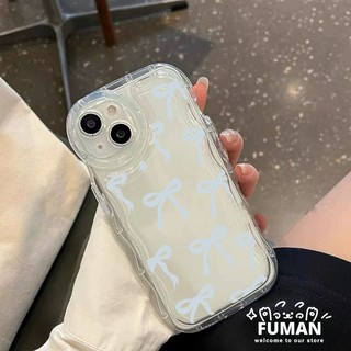 Ins Style Màu Hồng Xanh Nơ Ốp Lưng Điện Thoại Redmi Note 14 13 12 Pro Plus Turbo 11 Pro Plus 11S 11T 10 Pro 10T 9T Turbo 4 Pro 3 A4 A3 Pro 10A 9 9C 5G 4G Sóng Trong Suốt Mềm Vỏ chống sốc