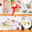 SAVORBOX 3 Tấm co nhiệt, Tấm co nhiệt đầy màu sắc mờ 20x29cm, Tấm nhựa thu nhỏ DIY thời trang cho đồ dùng thủ công Trang trí tiệc