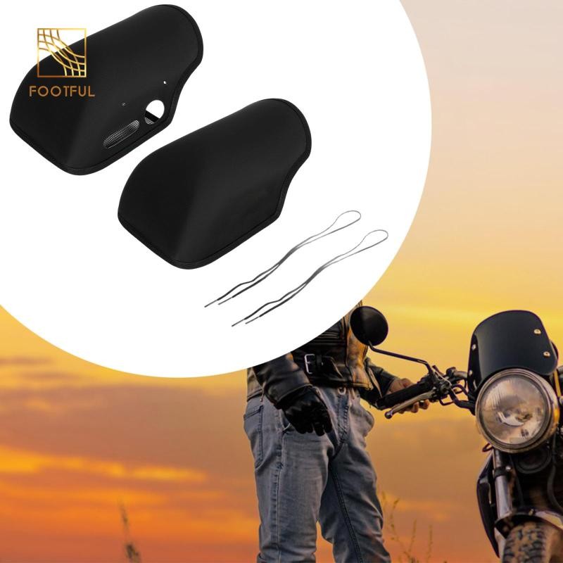 2 Chiếc Găng Tay Lái Xe Máy Đen, Chống Thấm Nước, Chống Nắng, Phụ Kiện Thay Thế Chắc Chắn