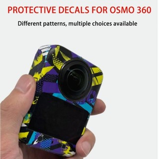 Dành cho nhãn dán cá nhân DJI OSMO 360, bao quanh toàn bộ, chống trầy xước, chống trầy xước, chống va chạm, màng bảo vệ đổi màu, phụ kiện máy ảnh toàn cảnh