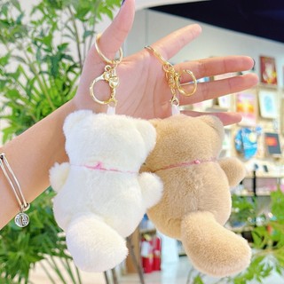 Móc khóa hình mèo thần tài nhồi bông, mềm mịn có chuông dễ thương ANGIHOME