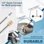 CORALTIDE 1 Cái Que phun Lance, Áp suất cao với cây đũa phép nối dài máy giặt kết nối nhanh 1 / 4 ", Vòi phun máy giặt điện thẳng bằng thép không gỉ 40cm