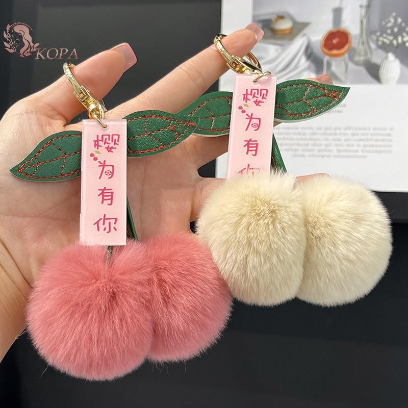 KOPA Dễ Thương Sang Trọng Anh Đào Hoạt Hình Xe Mặt Dây Chuyền Túi Dây Điện Thoại Di Động Quyến Rũ Cô Gái Người Bạn Trang Trí Quà Tặng VN