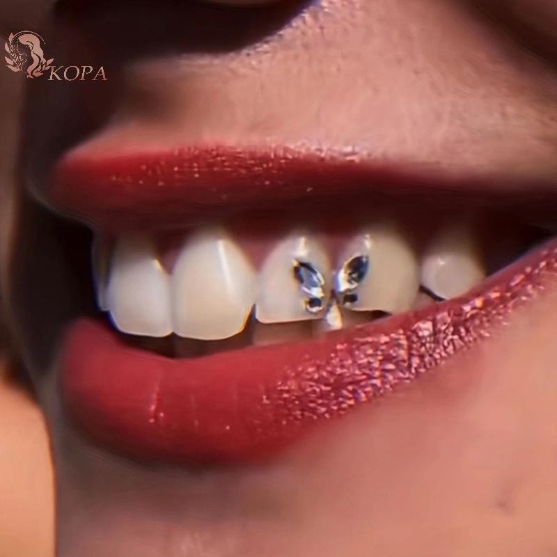 KOPA Mới 1 Bộ Răng Nha Khoa Đá Quý Pha Lê Trang Trí Tự Làm Dụng Cụ Nhiều Hình Dạng Màu Răng Trang Sức Răng Giả Trang Sức Trang Trí Trang Sức VN