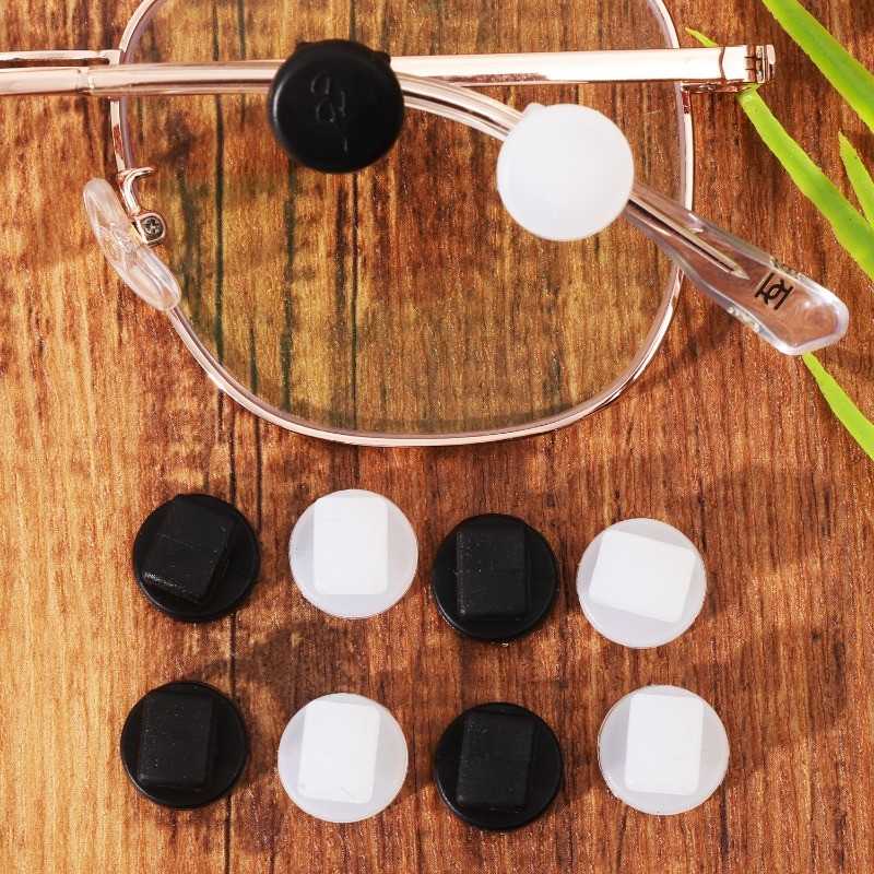 [GuuDuu] Vỏ chân kính tròn 3-10 cặp - Silicone mềm mại, chống trượt - Phù hợp cho phụ kiện kính mắt
