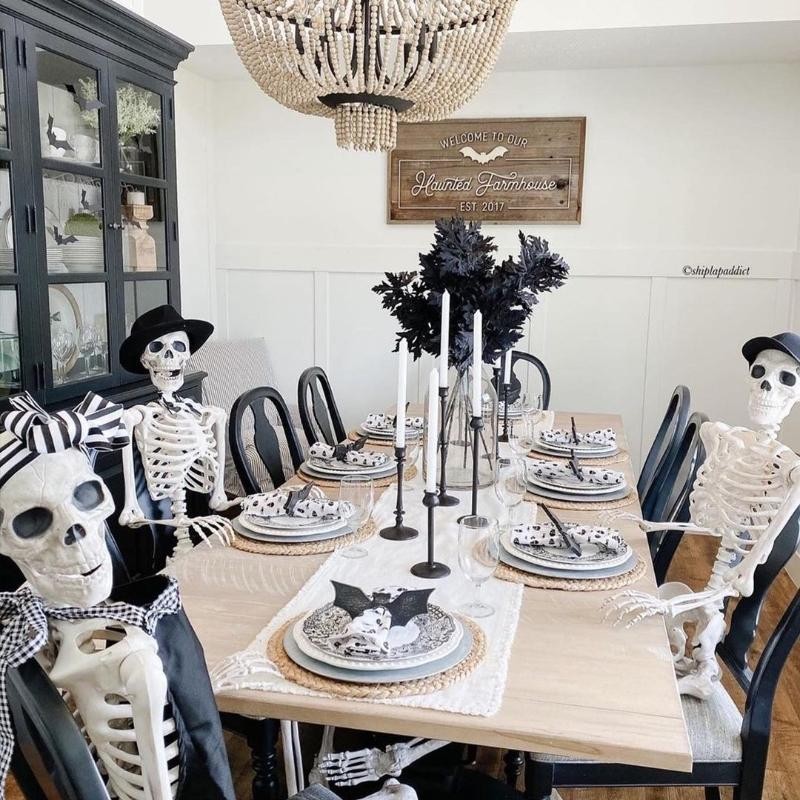 Con Người Mô Hình Halloween Trẻ Em Quà Tặng Mới Trang Trí Đồng Hồ Thanh Đảng Atmospheric Trang Trí