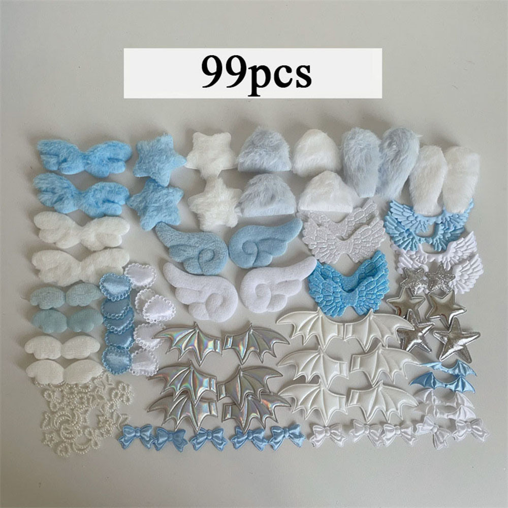 Handmade Bìa Thẻ Trang Trí Phụ Kiện Quà Tặng DIY Sang Trọng Tai Nhà Hoạt Hình 99 Cái / bộ Dễ Thương