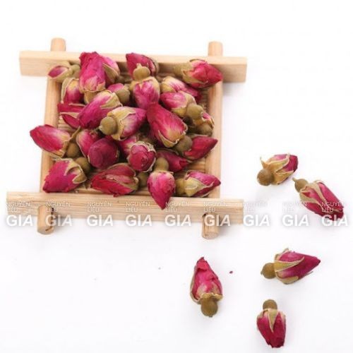 Nụ hoa hồng sấy khô nguyên bông gói 100g - pha trà, làm bánh