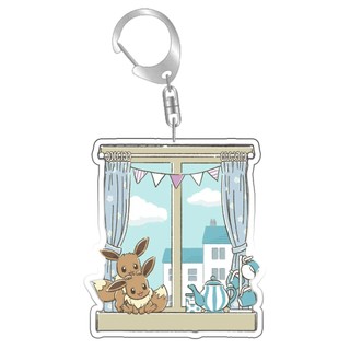 Pokemon Vaporeon umbreon sylveon eevee jolteon tự làm Acrylic Keychain Mặt dây chuyền phim hoạt hình kinh đi