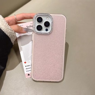 Ốp điện thoại lấp lánh kim cương sang trọng đơn giản Ins Tương thích với Apple iPhone 16 15 14 13 12 11 PRO PROMAX PLUS Phụ kiện Vỏ điện thoại di động Vỏ bảo vệ màn hình chống sốc Vỏ mềm
