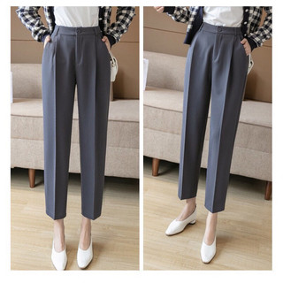 [Combo 2q] Quần tây nữ BigSize lưng cao cạp bán chun dáng baggy cạp cao siêu tôn dáng ống đứng chuẩn đẹp