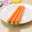 GETVOW 1 / 5 Bút Gel, Bút xóa khô nhanh 0,5mm, Mô phỏng bền bỉ Viết cà rốt Văn phòng phẩm Bút đen