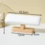 Giá đỡ dây chuyền trang sức DELMER, Giá đỡ trưng bày vòng tay bằng gỗ nhung, Thanh chữ T tinh tế một lớp dọc trang sức thanh trang trí nội thất