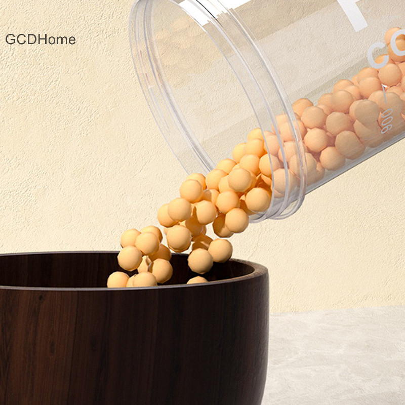 Gcdhome Nhà Bếp Ngũ Cốc Kín Hộp Đựng Đồ Ăn Nhẹ Trong Suốt Hộp Bảo Quản Chống Nham Ngũ Cốc Và Ngũ Cốc Kín Bảo Quản Thùng Hộp HOT