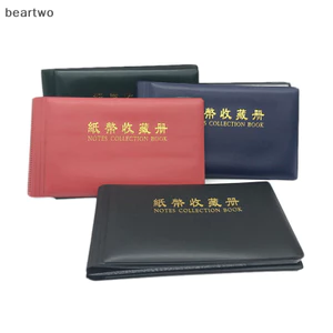 < Beartwo > Bộ sưu tập tiền giấy 20 trang Bộ sưu tập Album Túi đựng tiền giấy cho bộ sưu tập Túi bảo vệ tấm lá rời Đẹp